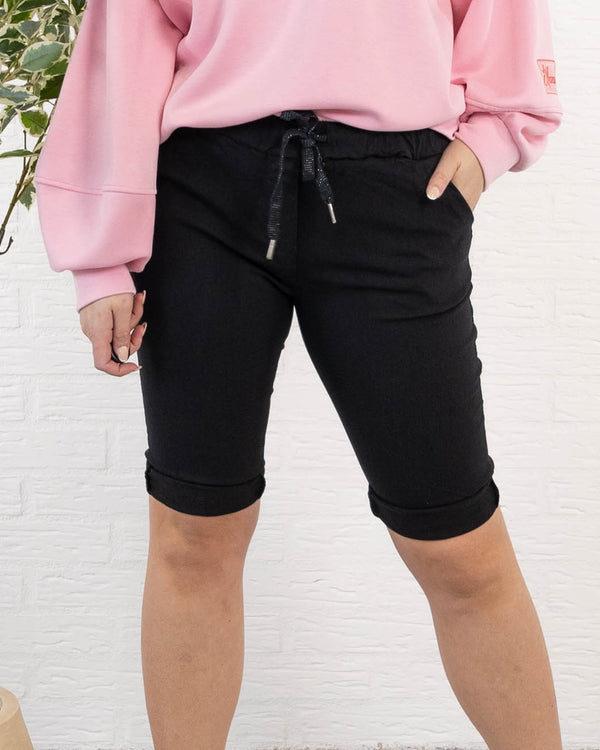 Lona shorts, Sort
