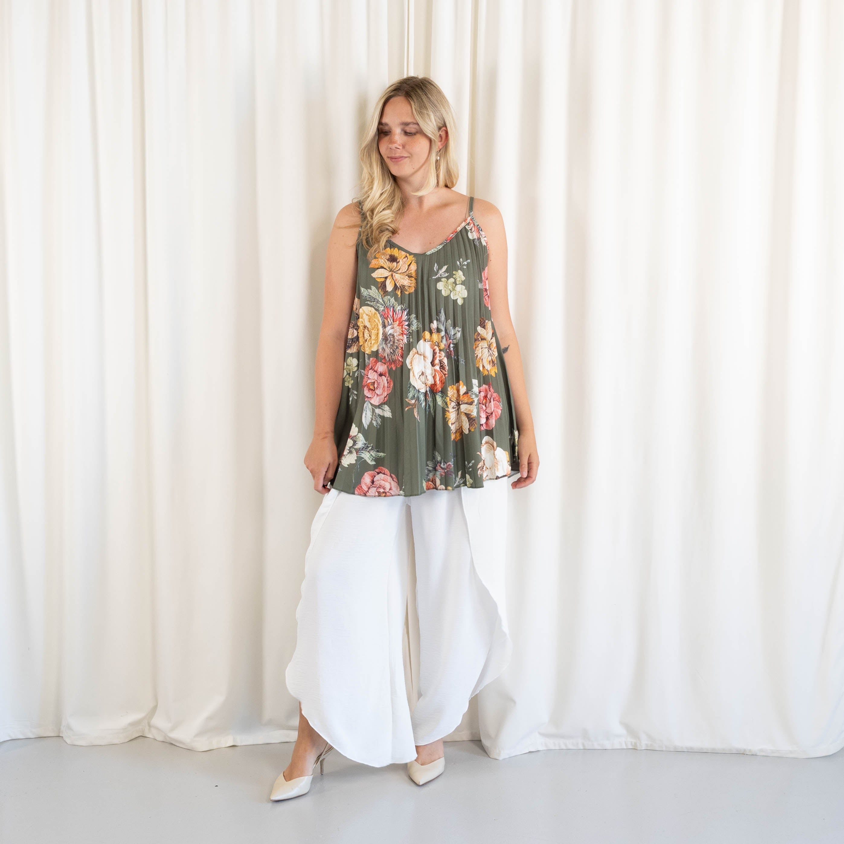 Monroe top, Khaki