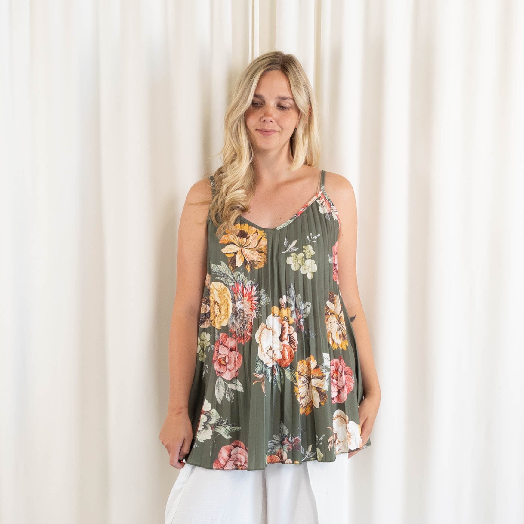 Monroe top, Khaki