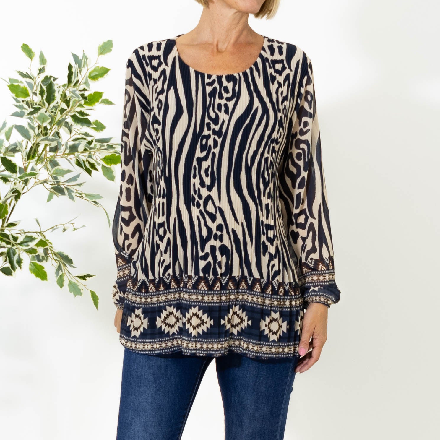 Gina 2 delt overdel, Navy