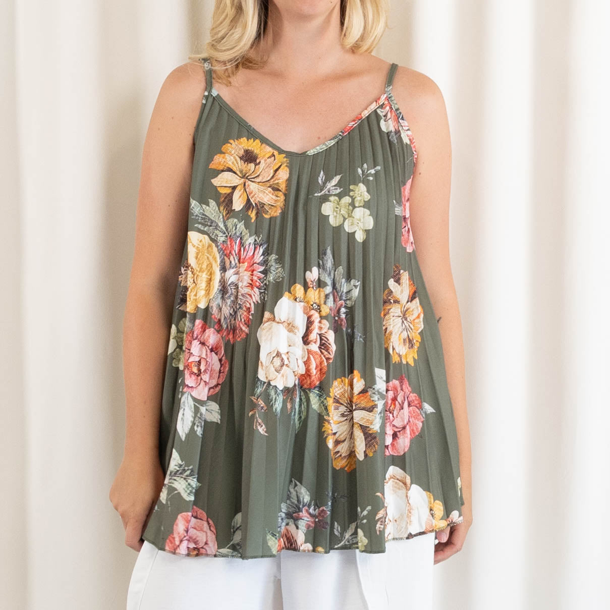 Monroe top, Khaki