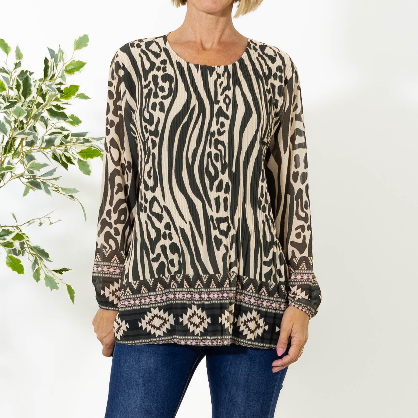 Gina 2 delt overdel, Khaki