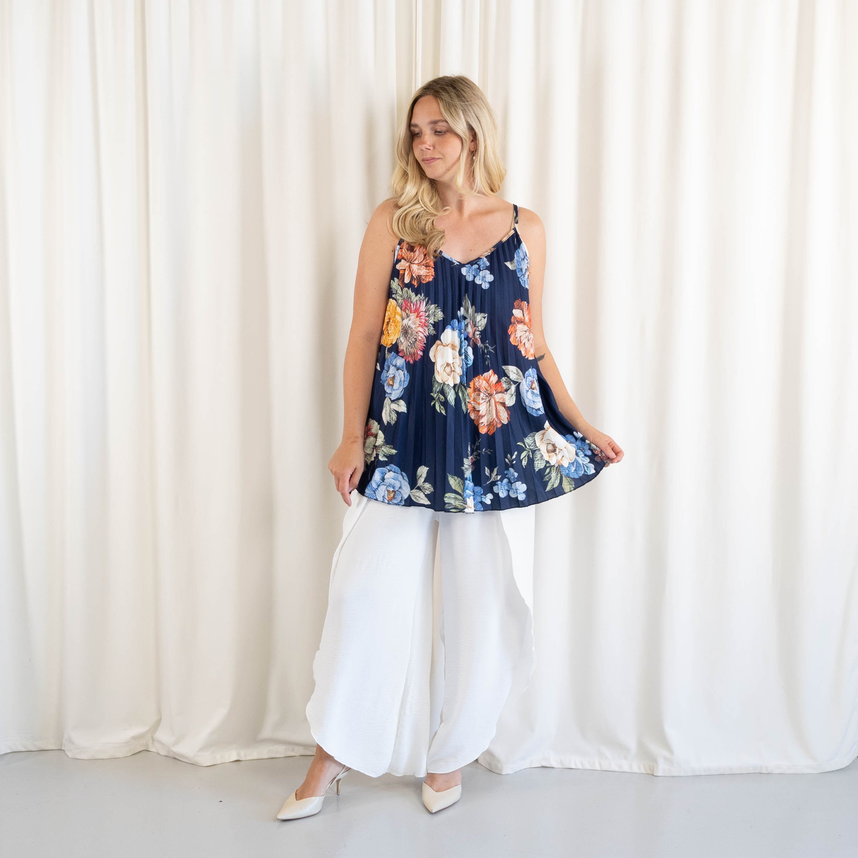 Monroe top, Navy