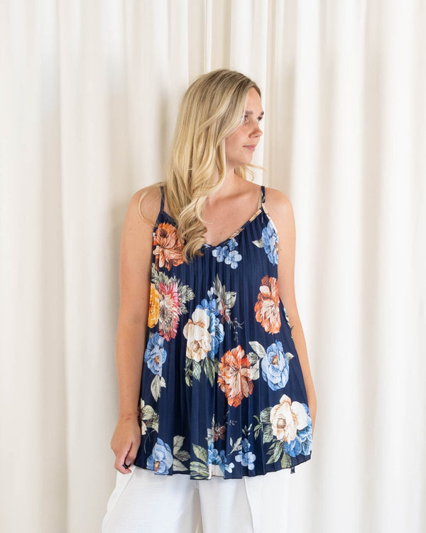 Monroe top, Navy