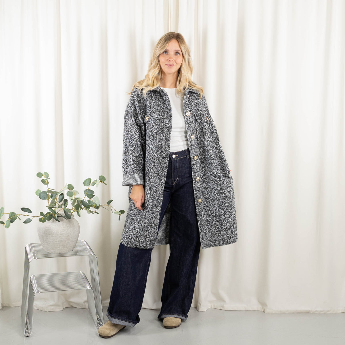 Annika jakke, Grå