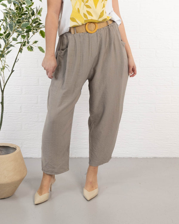 Oline bukser, Taupe