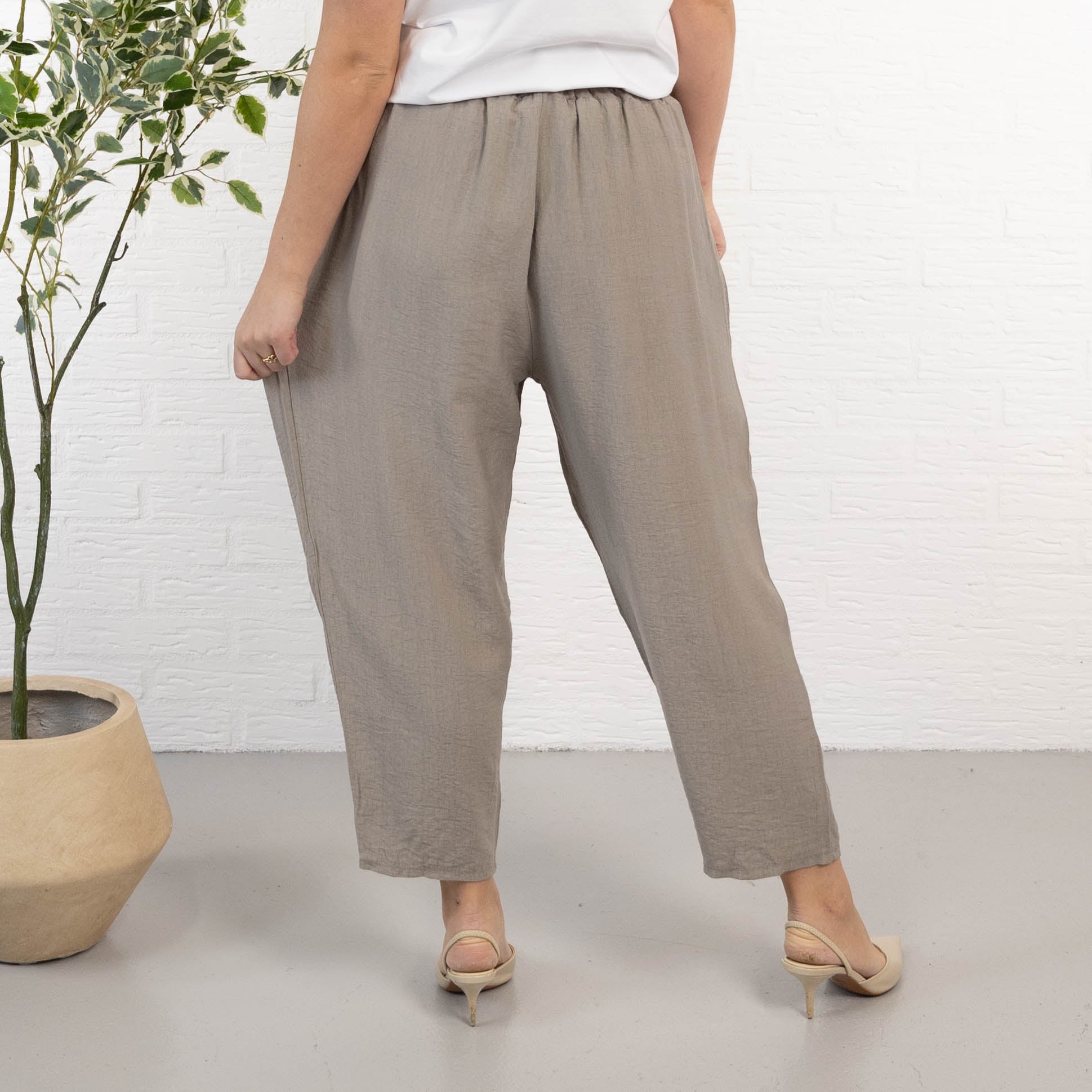 Oline bukser, Taupe
