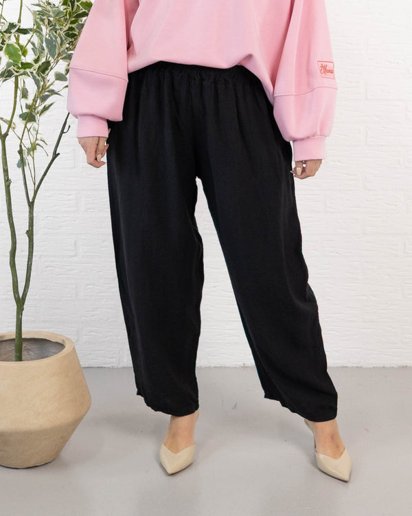 Marissa 7/8 dels bukser, Sort