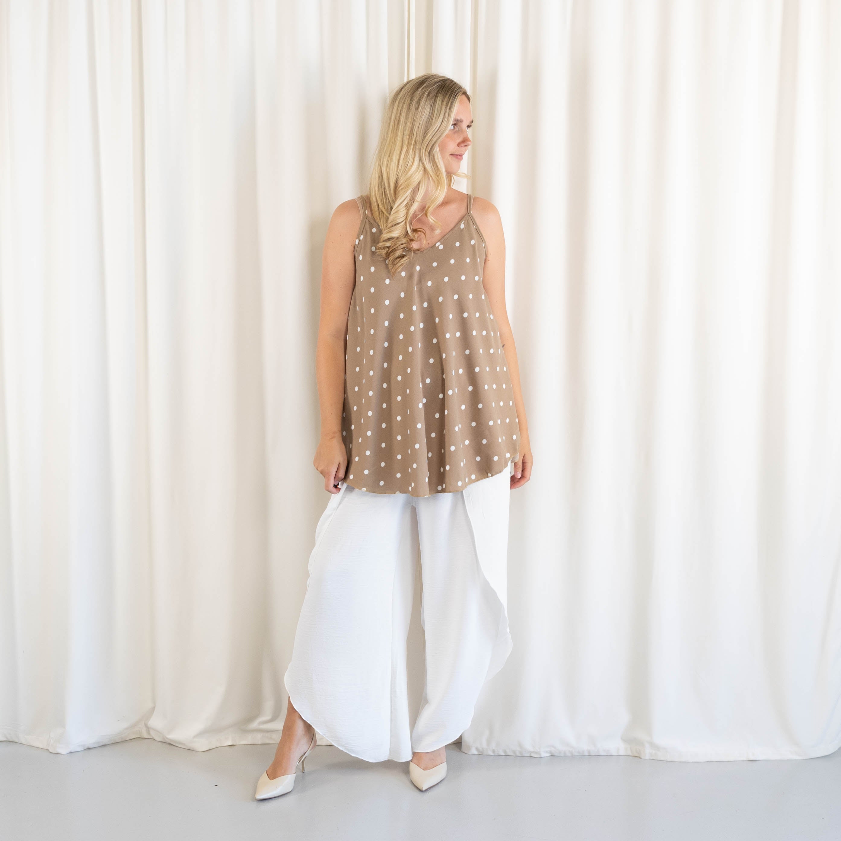 Melody top, Taupe