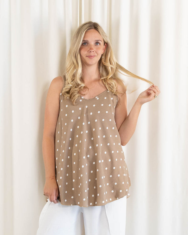 Melody top, Taupe