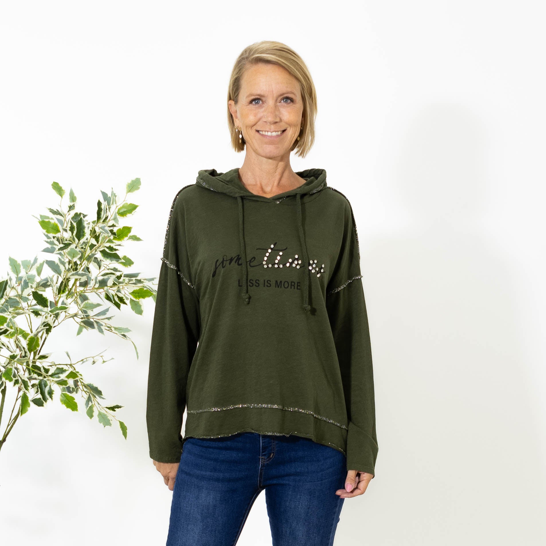 Sammy hoodie, Khaki