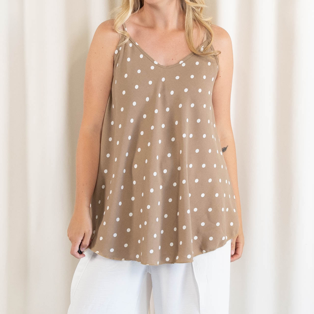 Melody top, Taupe
