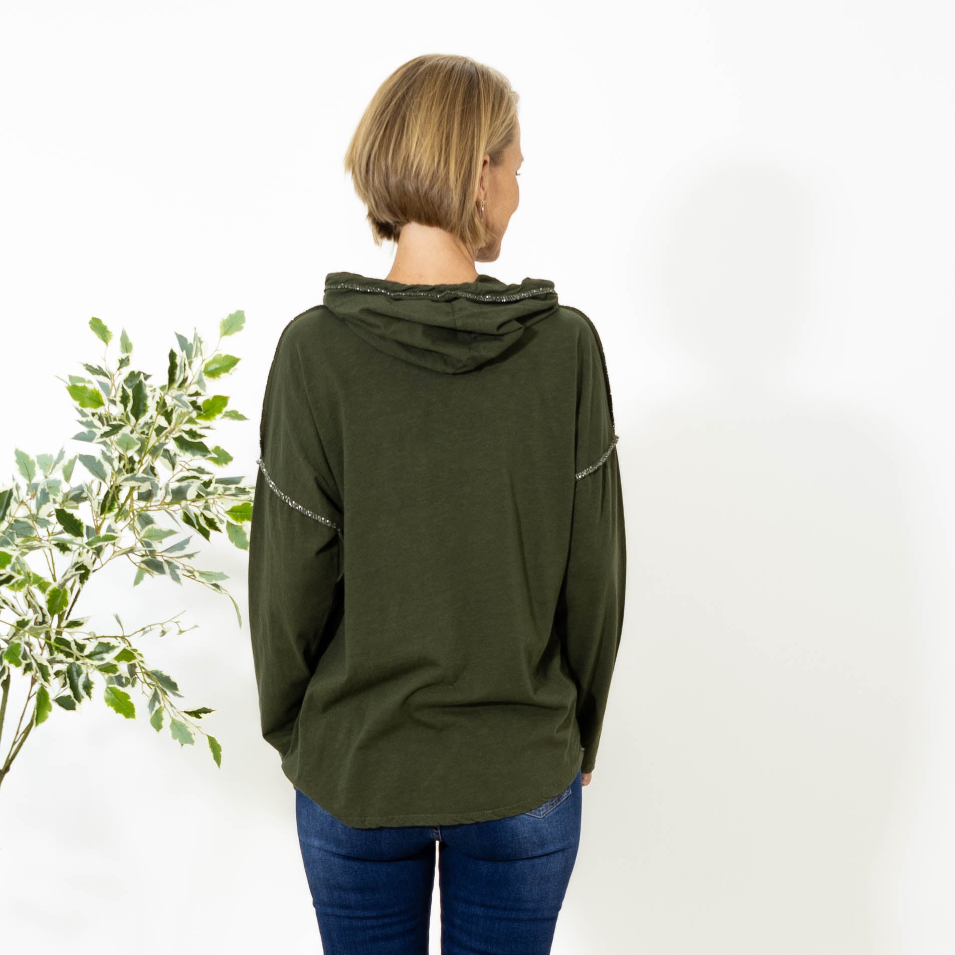 Sammy hoodie, Khaki