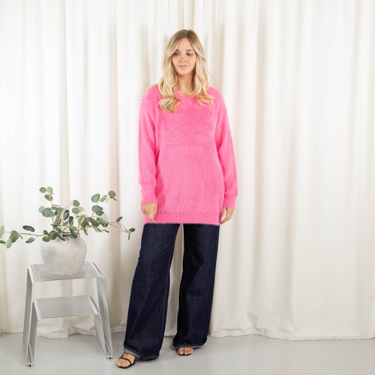 Enja strik/tunika, Pink