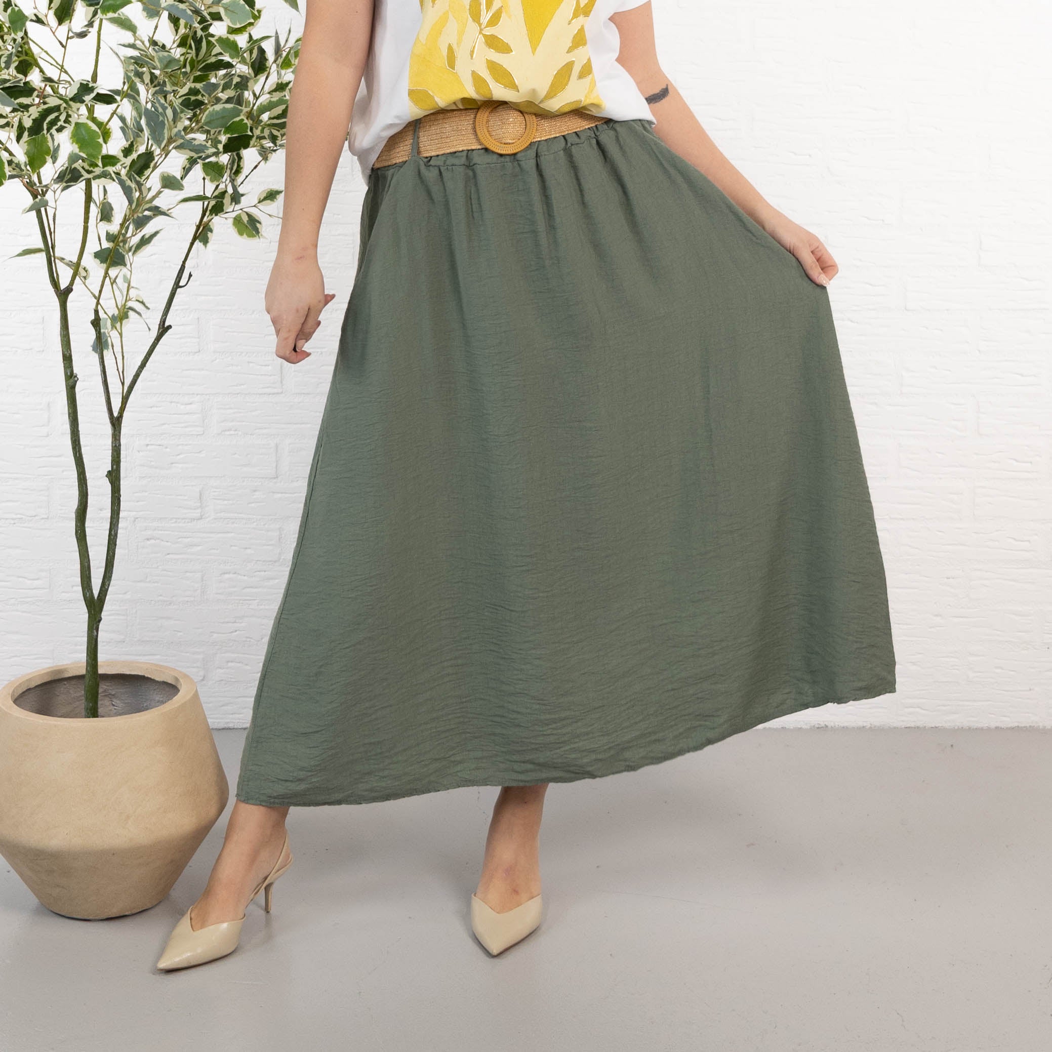 Michelle nederdel, Khaki