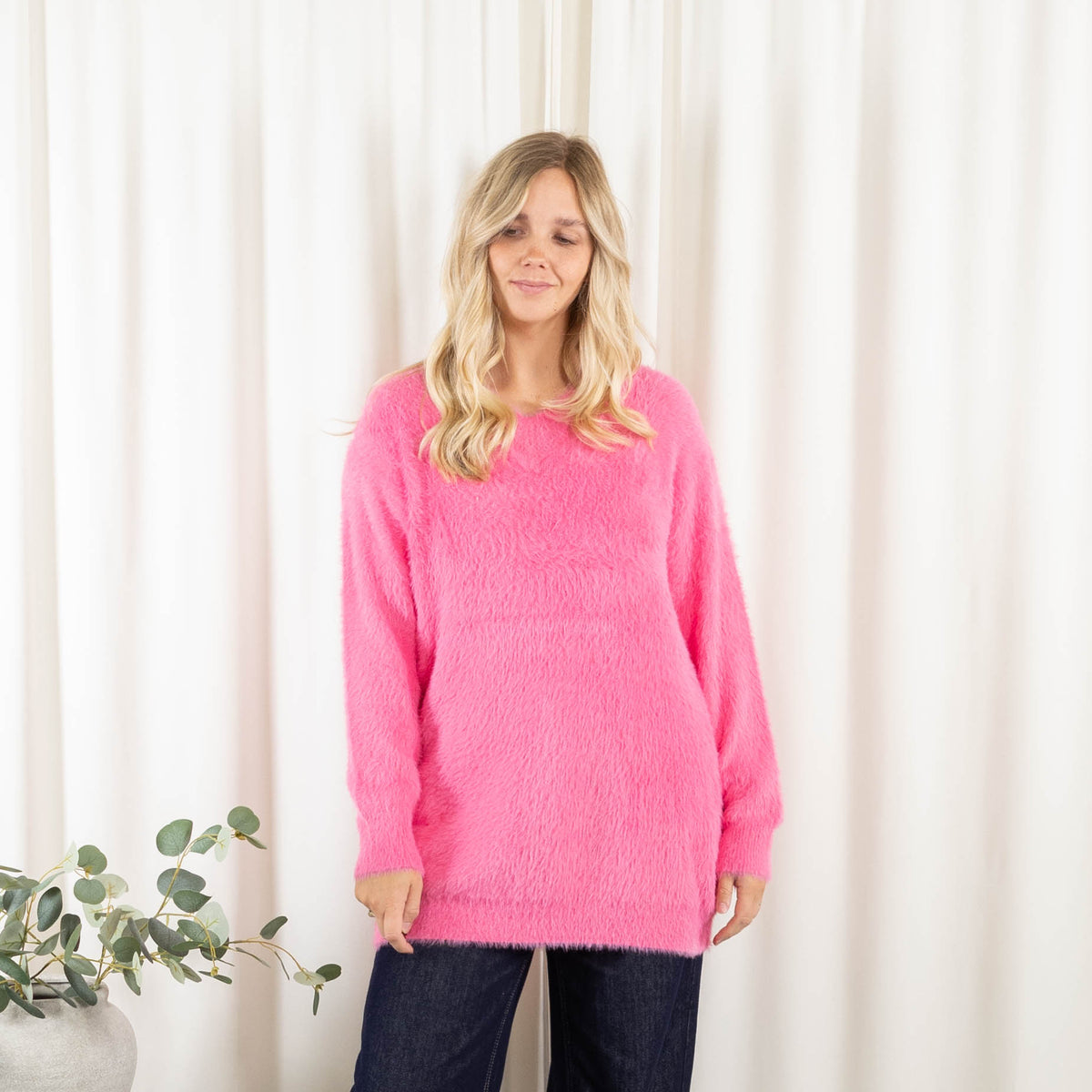 Enja strik/tunika, Pink