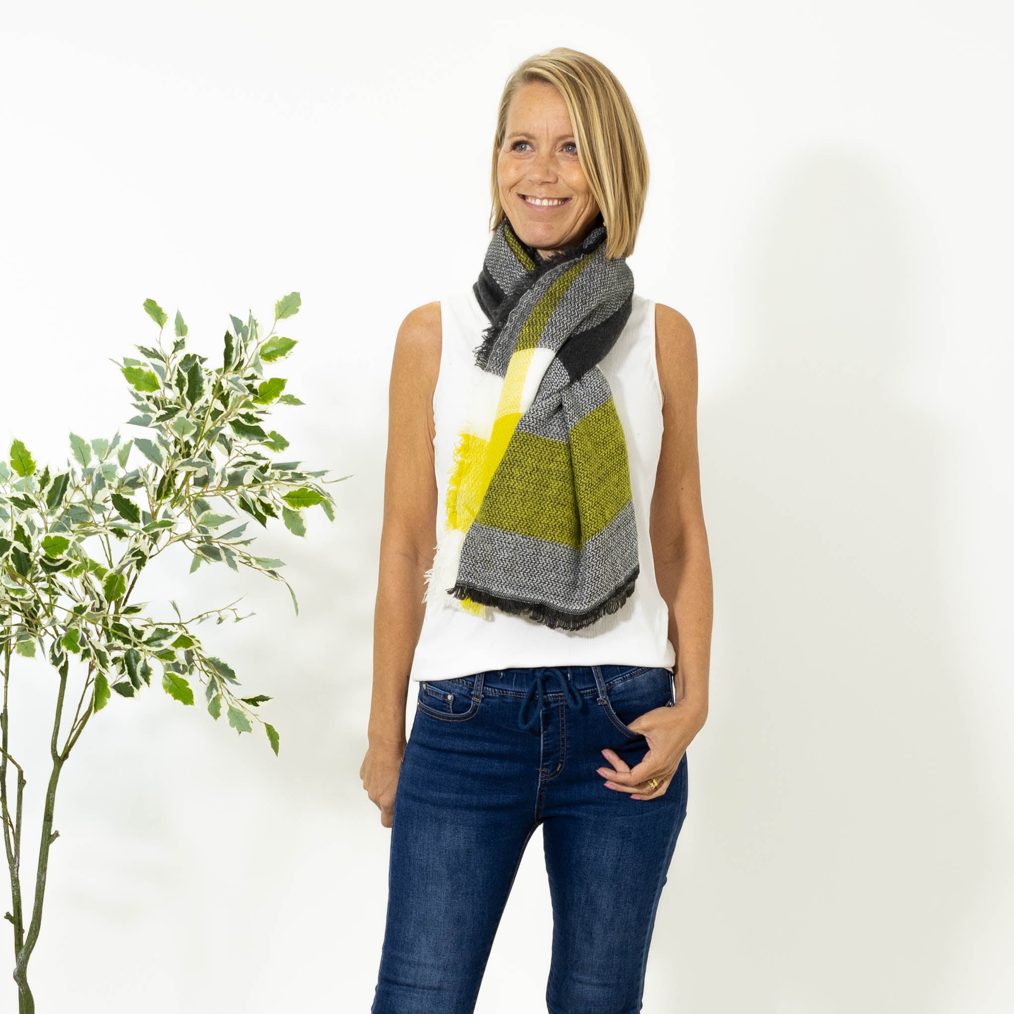 Sally tørklæde, Lime