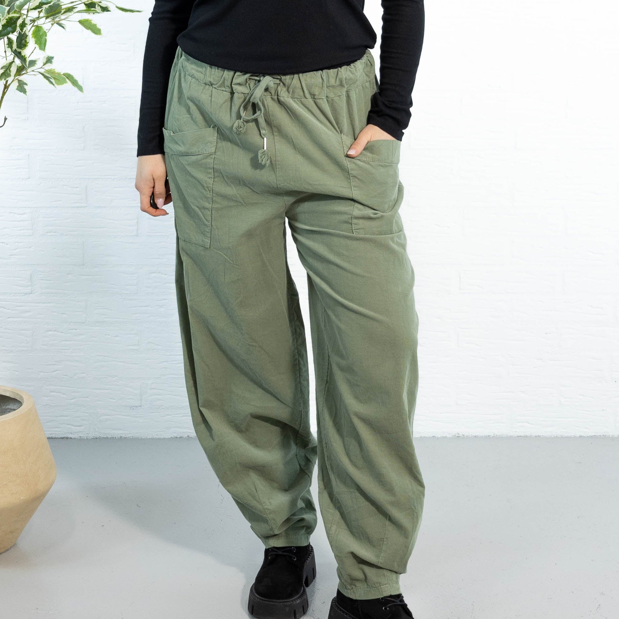 Brenda baggy bukser, Khaki