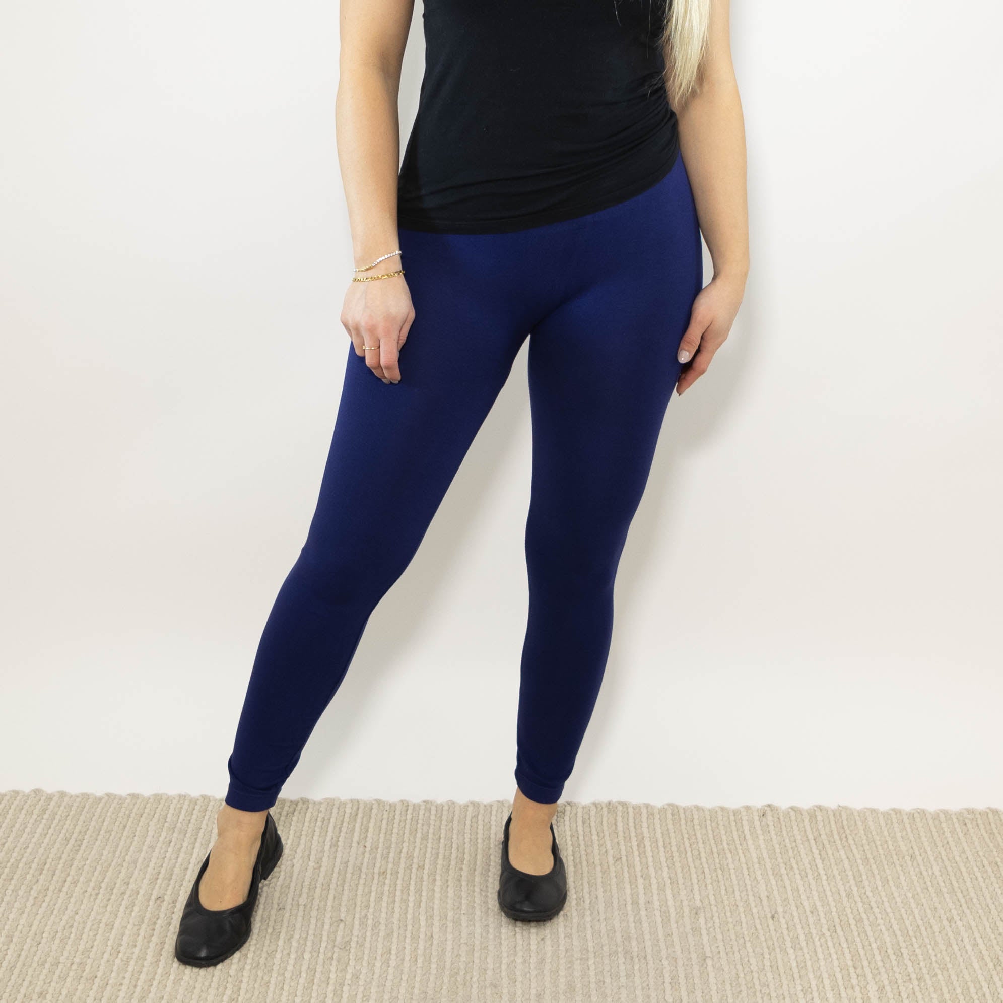 Kenya bomulds leggings, Navy
