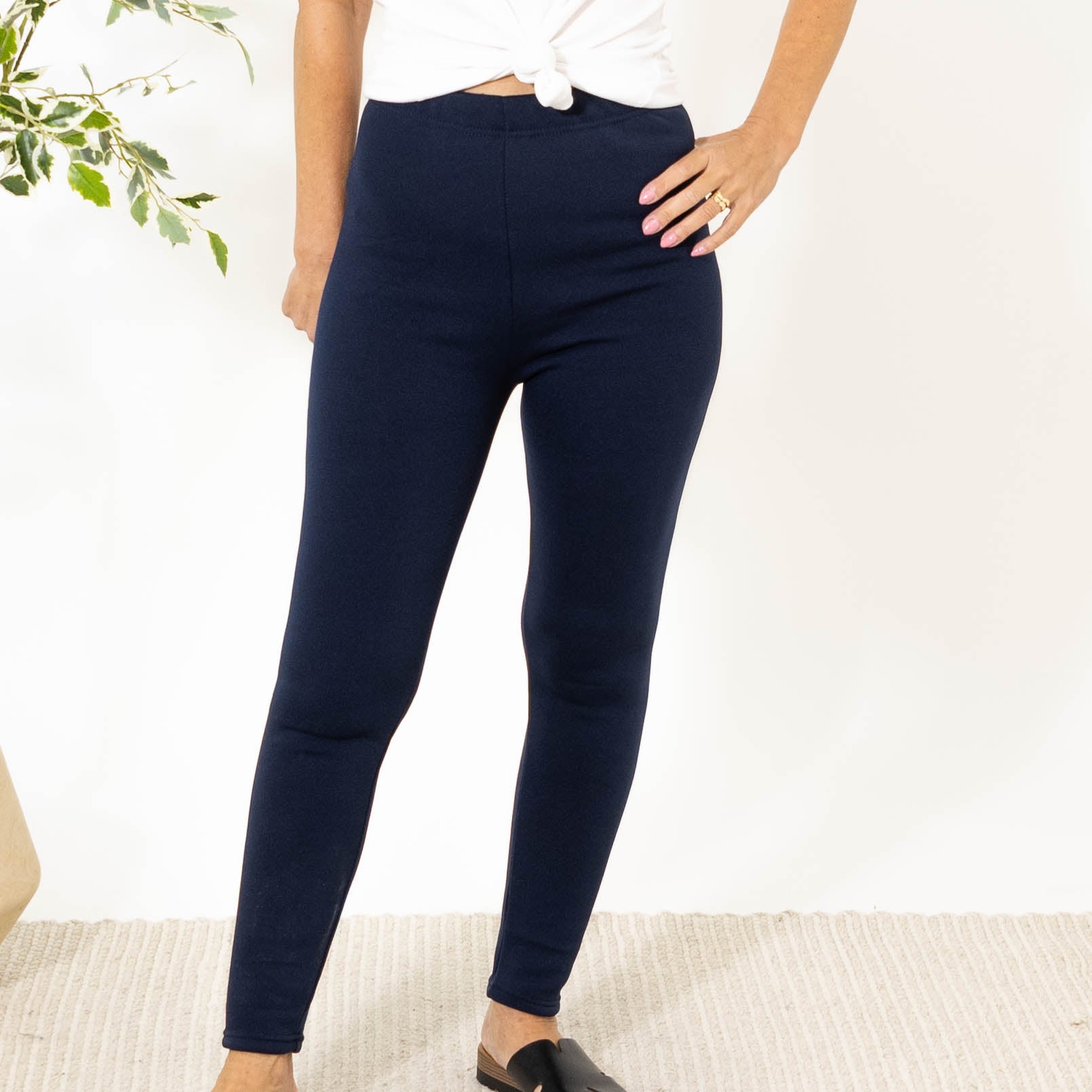 Frida pels leggings (lille), Navy