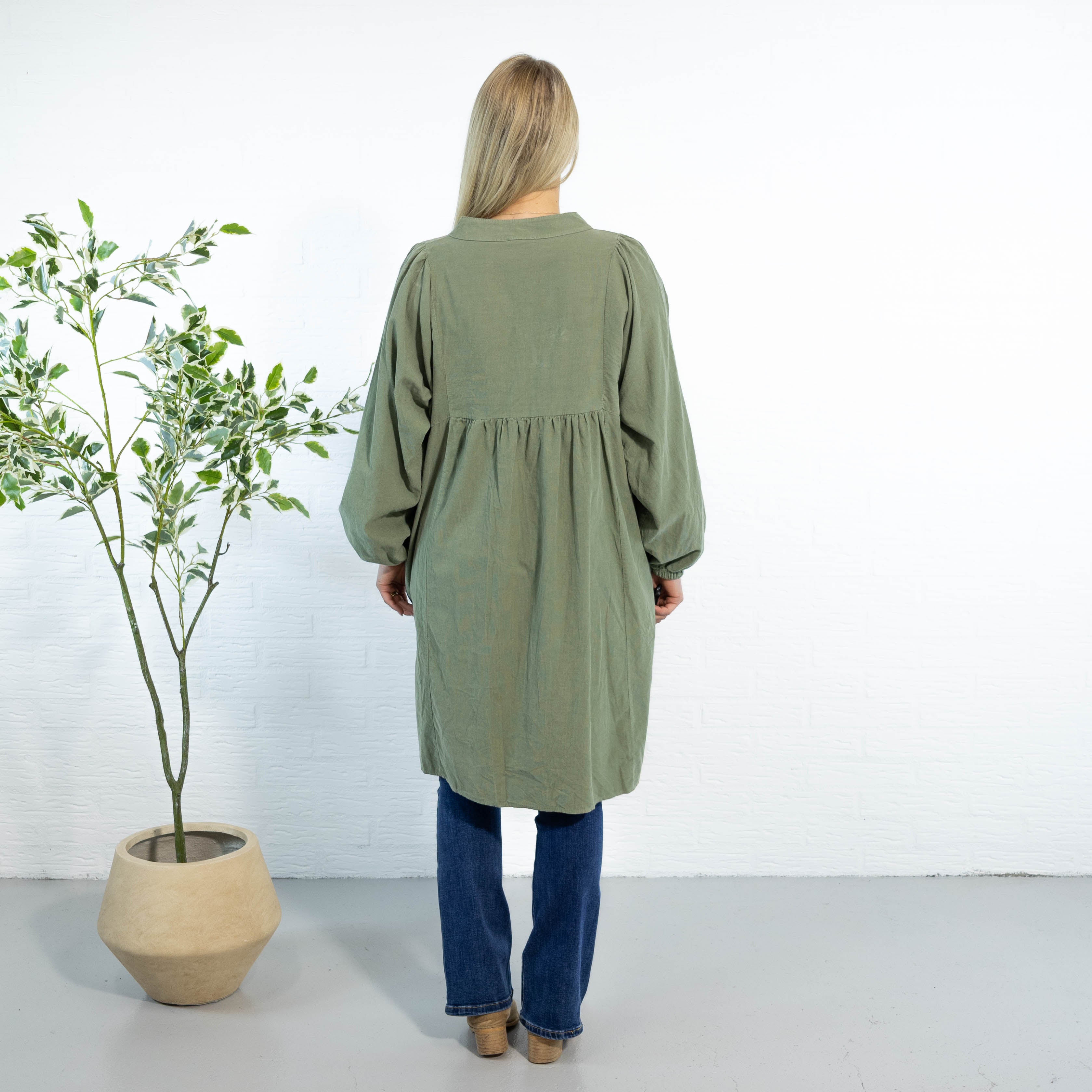 Randi tunika kjole, Khaki