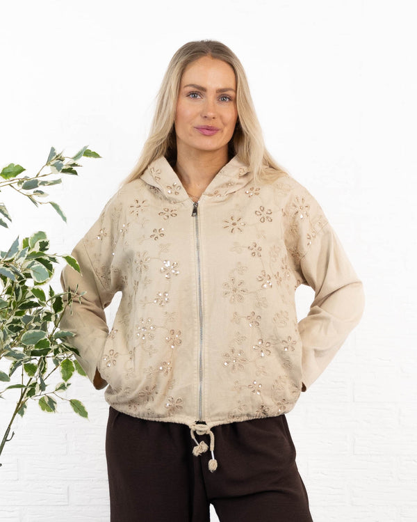 Tenna jakke, Taupe