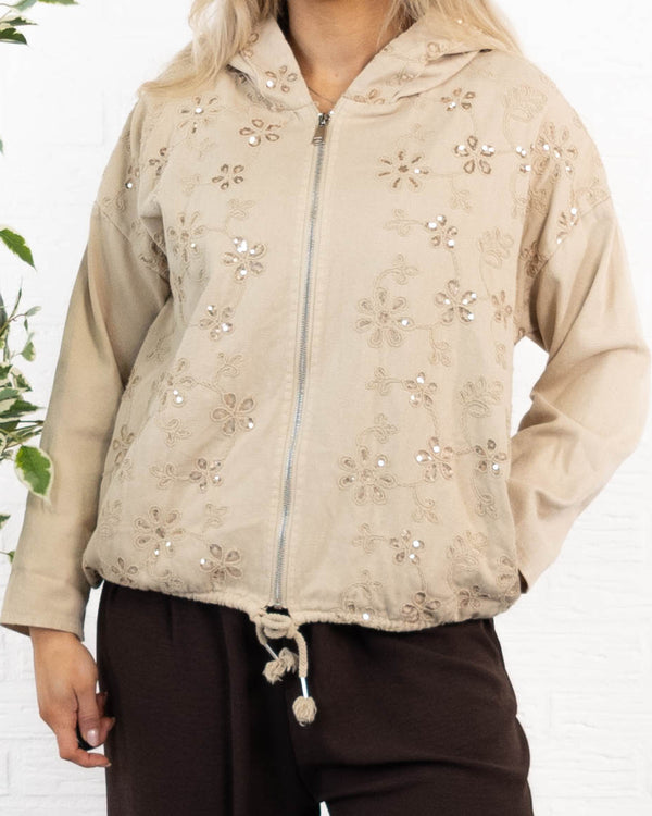 Tenna jakke, Taupe
