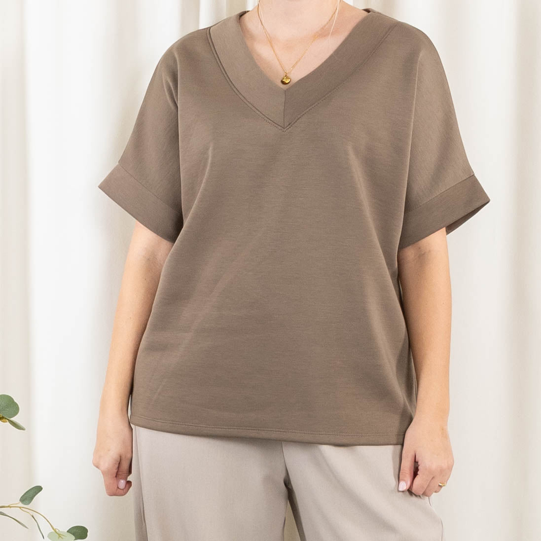 Nunat sweatshirt, Taupe