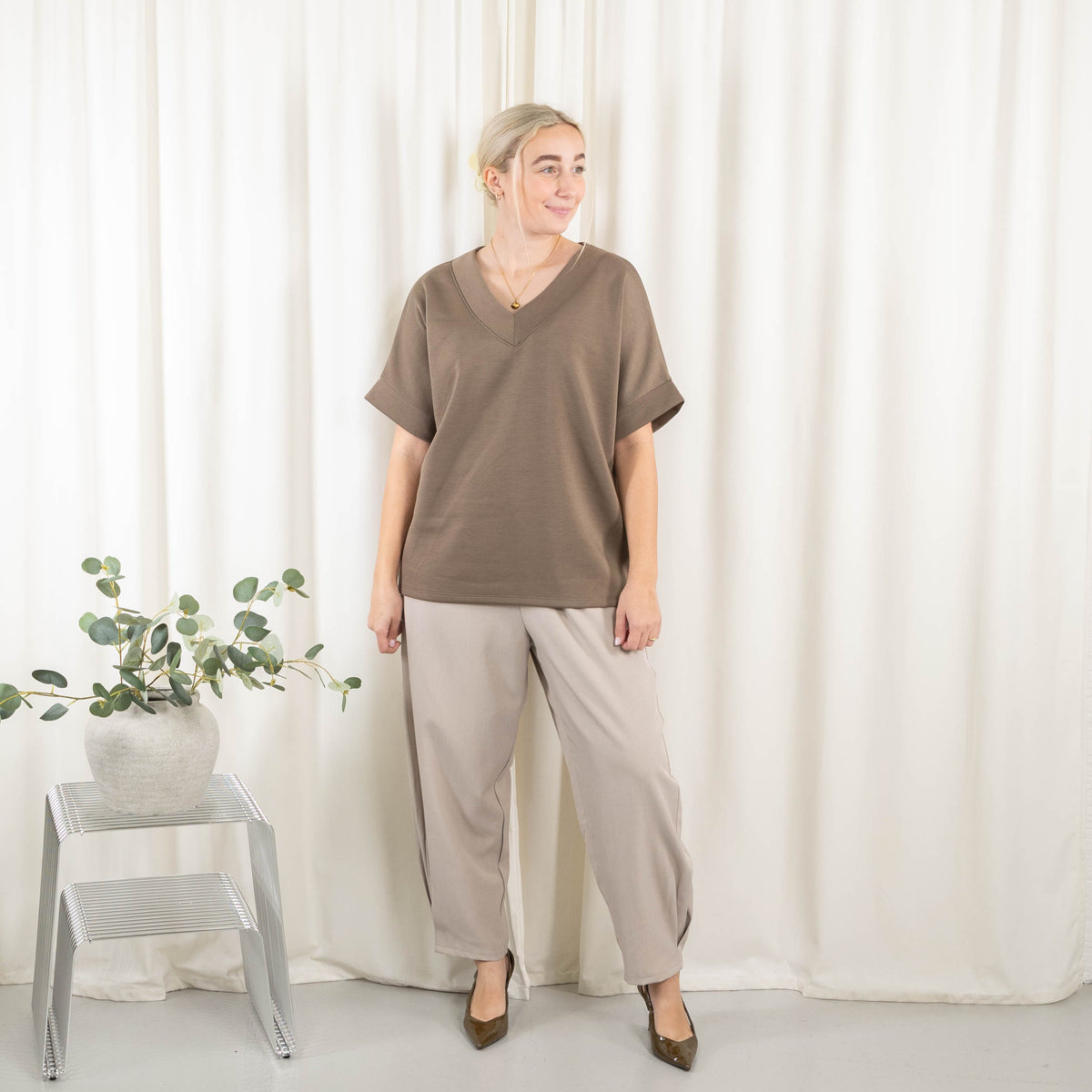 Nunat sweatshirt, Taupe