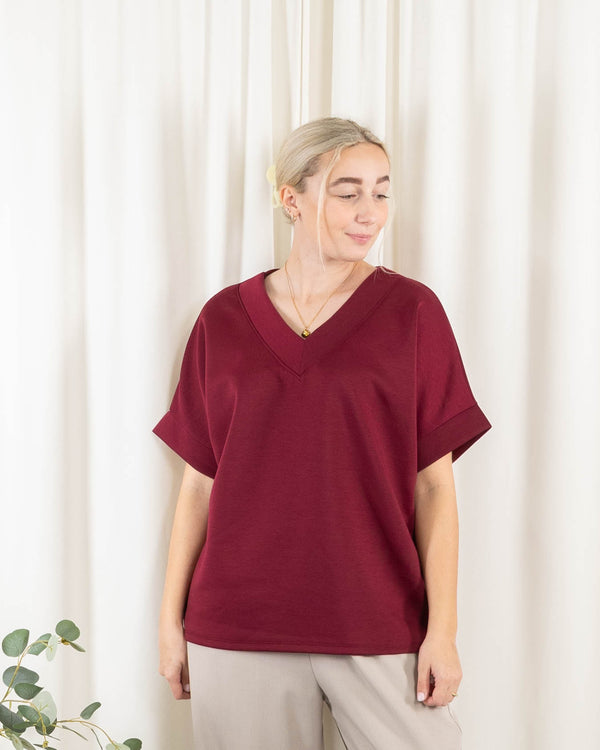 Nunat sweatshirt, Bordeaux