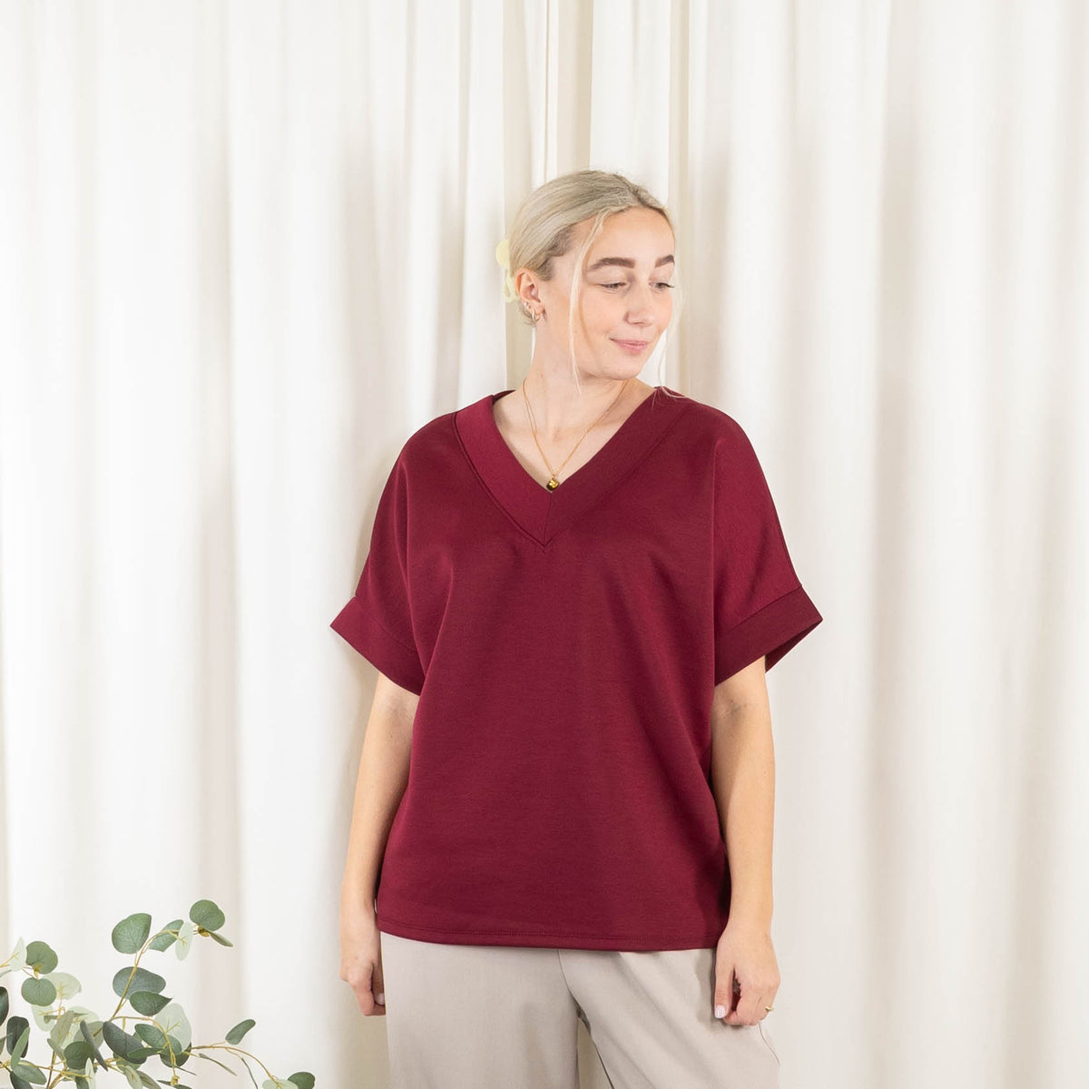 Nunat sweatshirt, Bordeaux