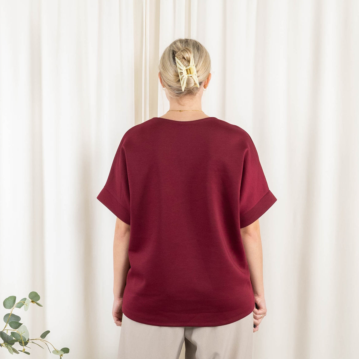 Nunat sweatshirt, Bordeaux