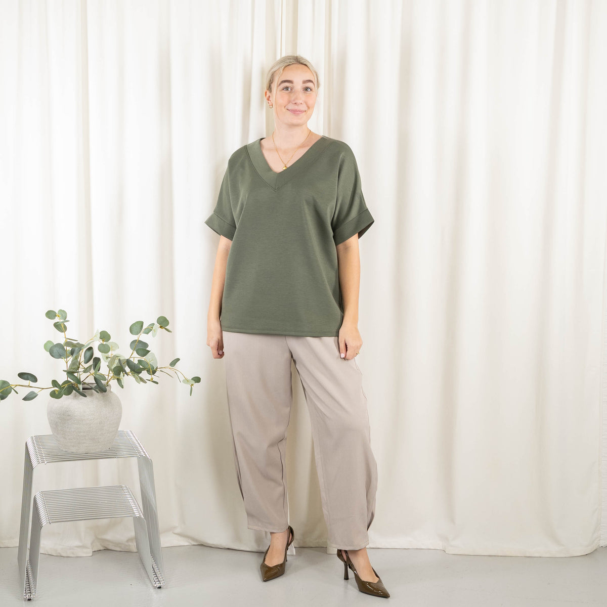 Nunat sweatshirt, Khaki