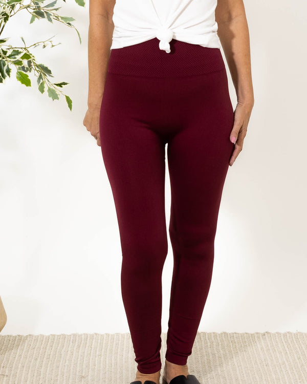 Dina termo leggings, Bordeuax