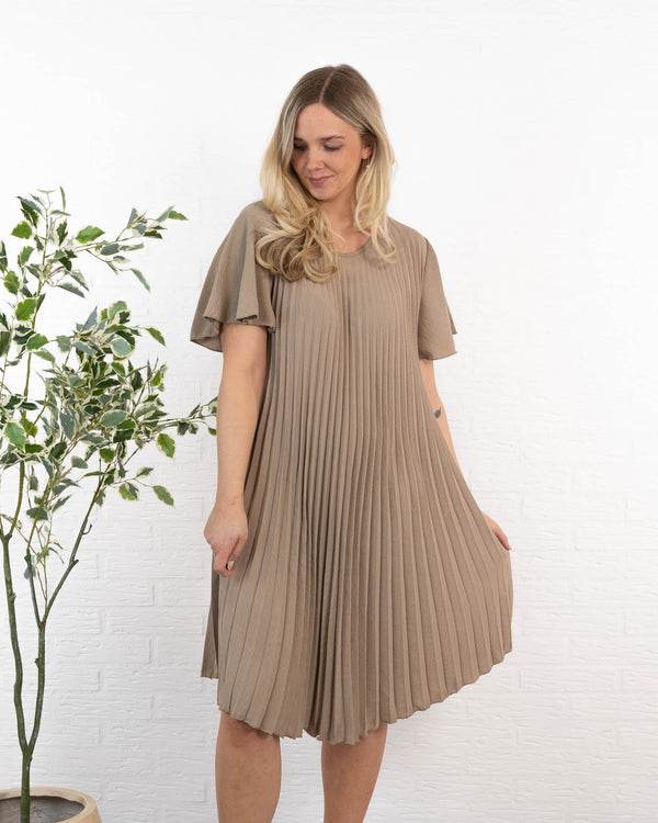 Pernille kjole, Taupe