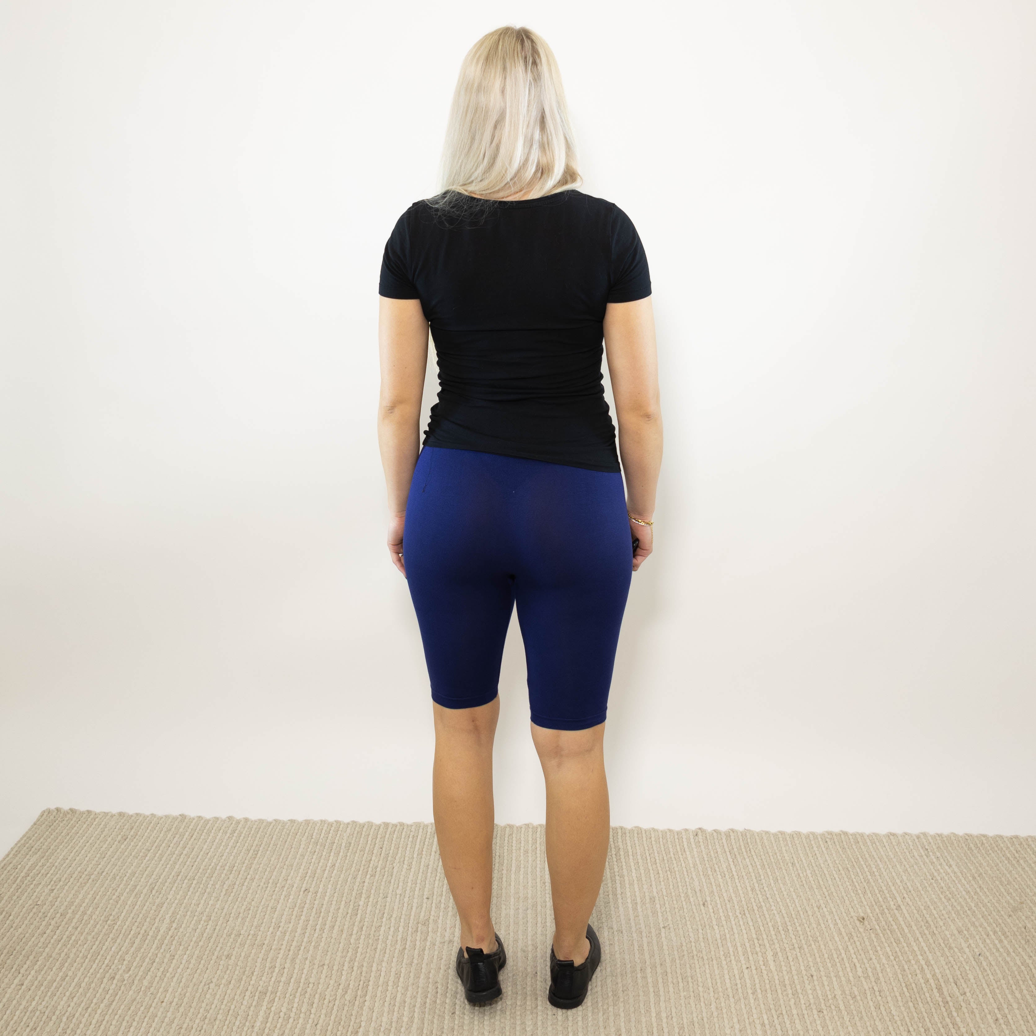 Cora bomulds cykelshorts, Navy