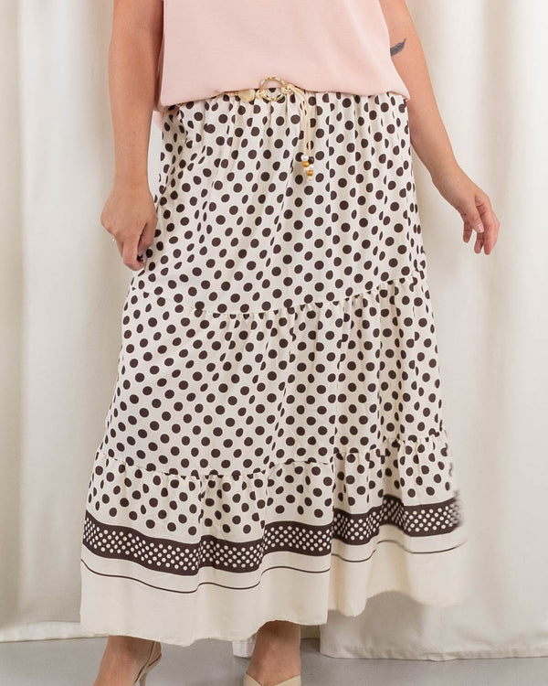 Rebel nederdel, Beige