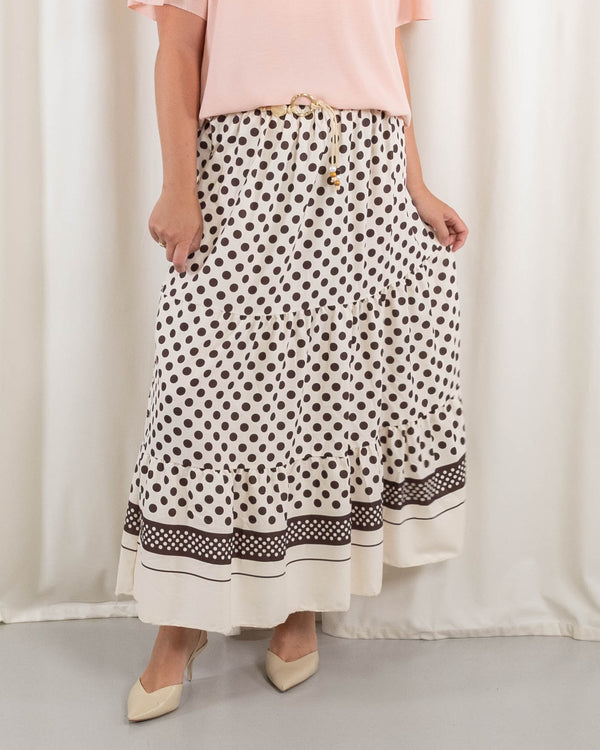 Rebel nederdel, Beige