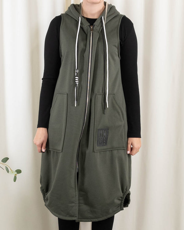 Channy sweat/vest, Khaki