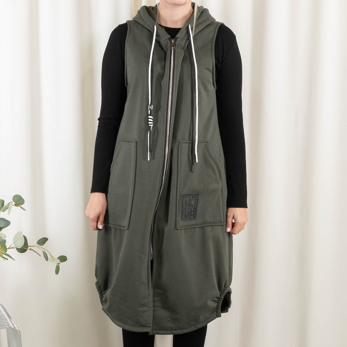 Channy sweat/vest, Khaki