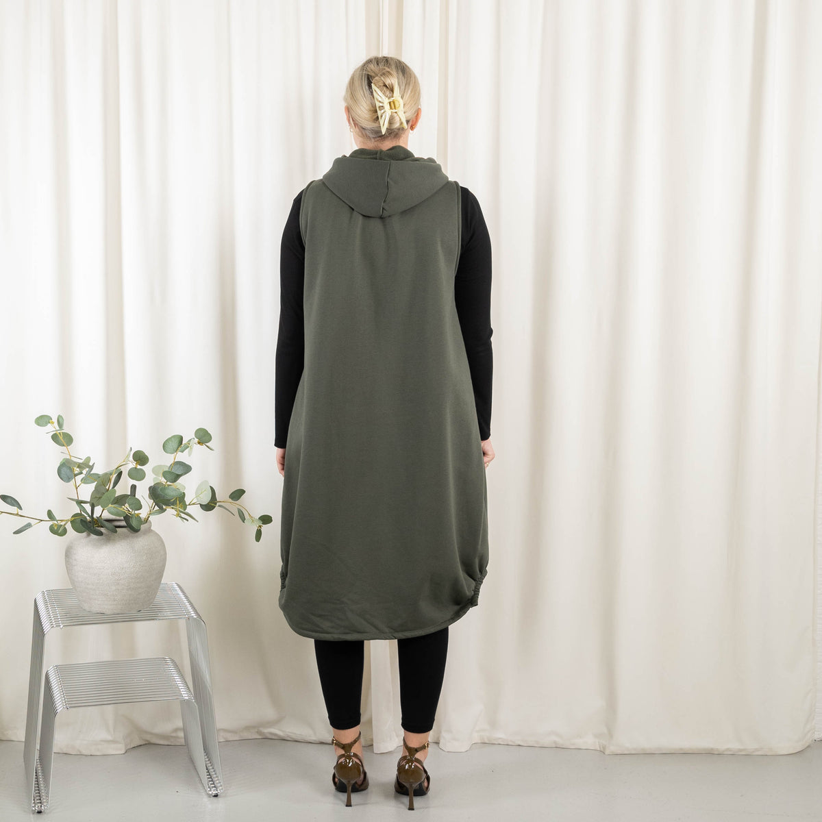 Channy sweat/vest, Khaki