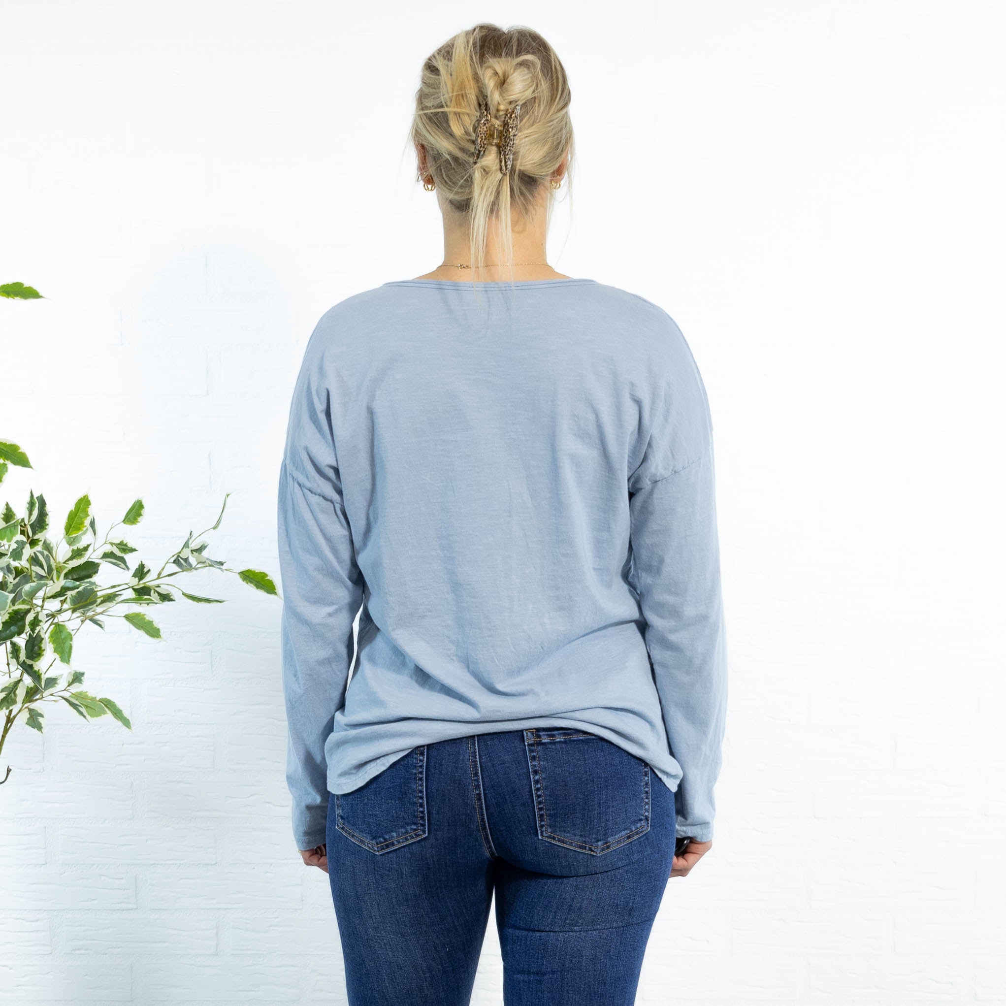 Heta t-shirt, Dueblå