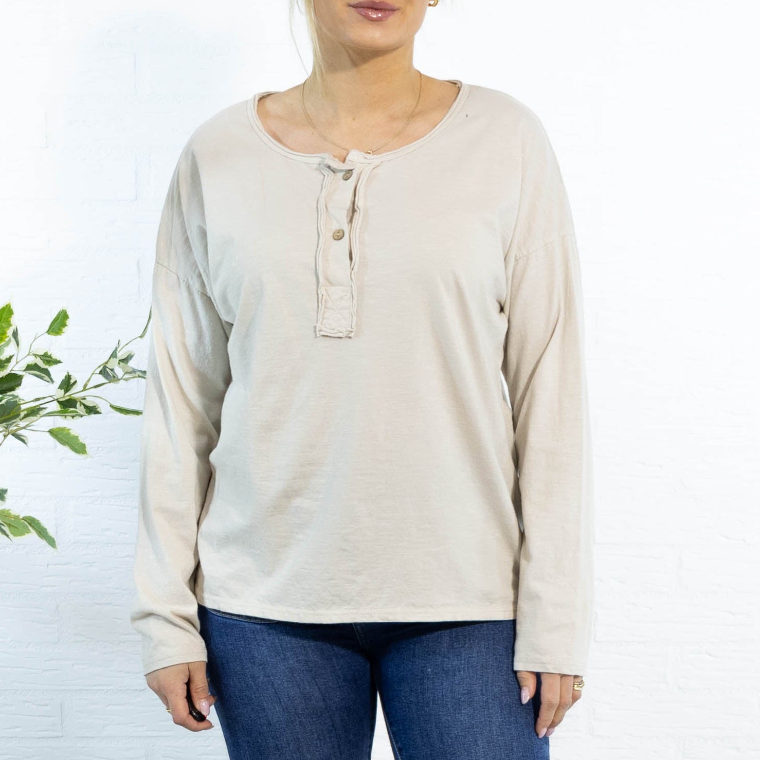 Heta t-shirt, Beige