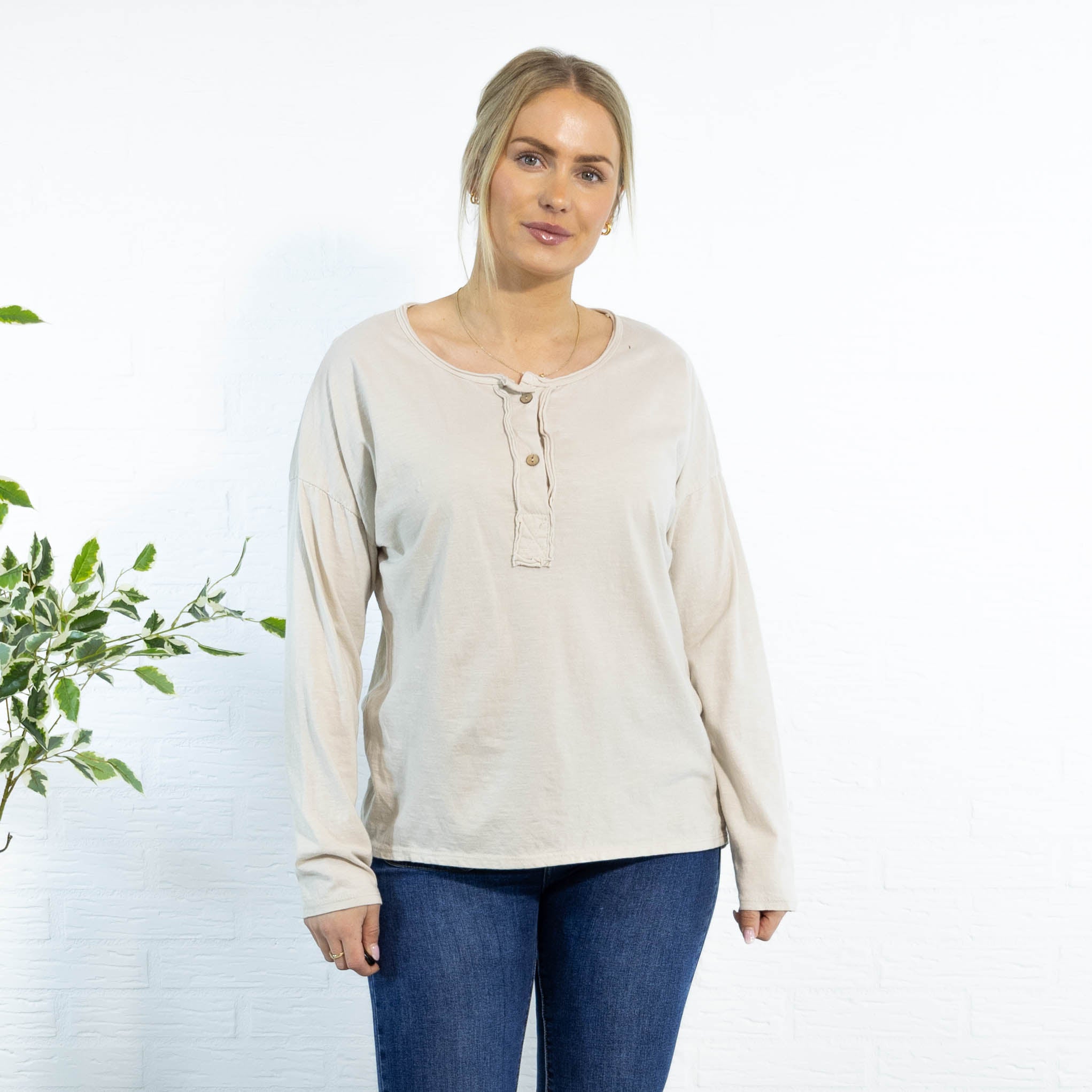 Heta t-shirt, Beige