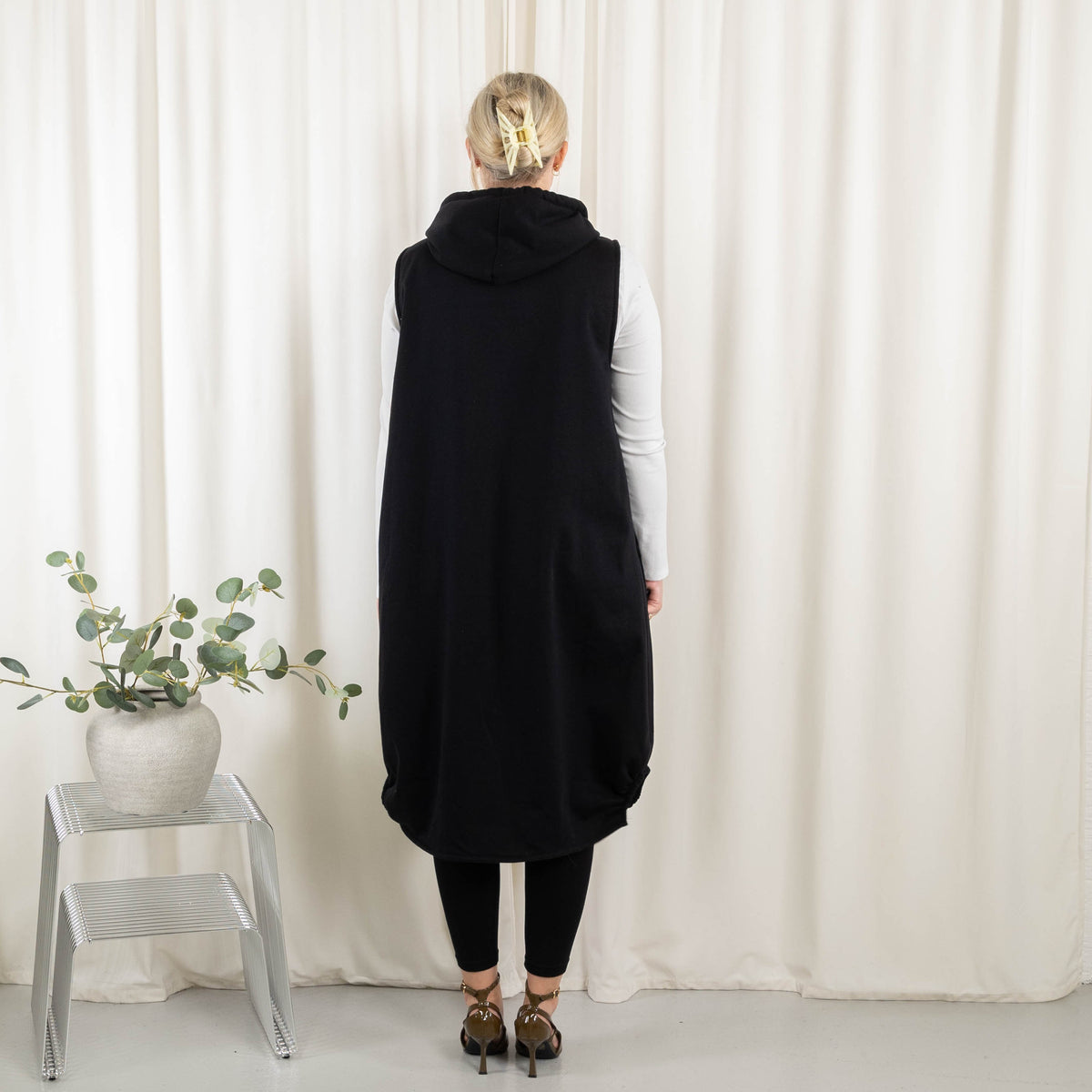 Channy sweat/vest, Sort