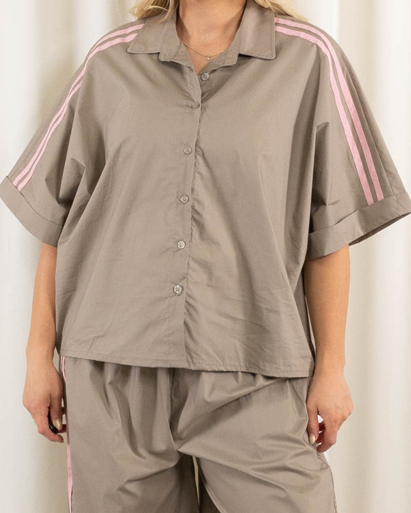 Veda skjorte, Taupe