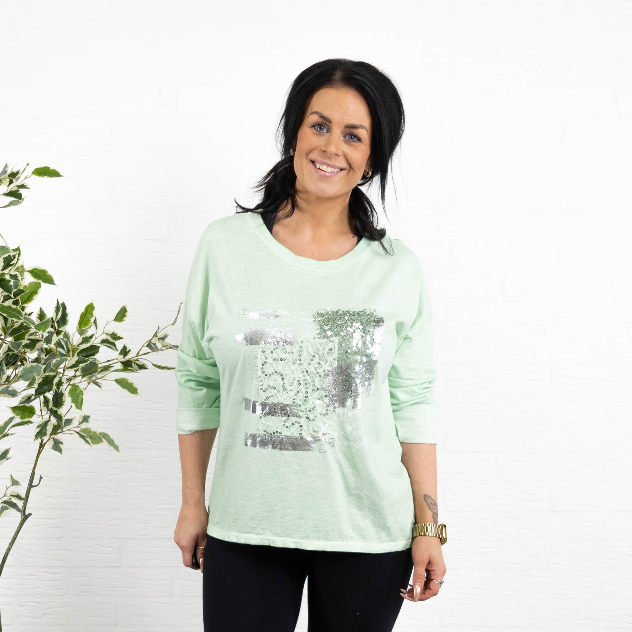 Olivia t-shirt, Lime