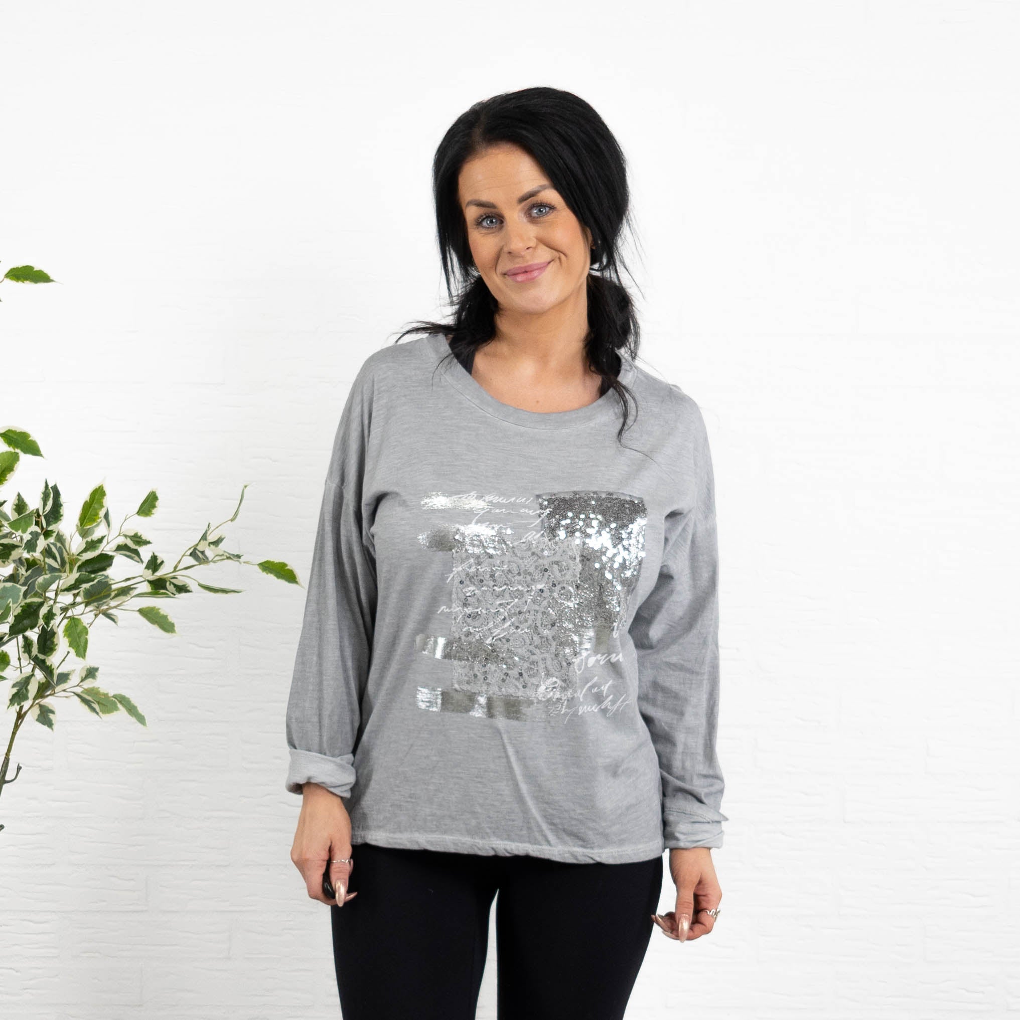 Olivia t-shirt, Lysegrå