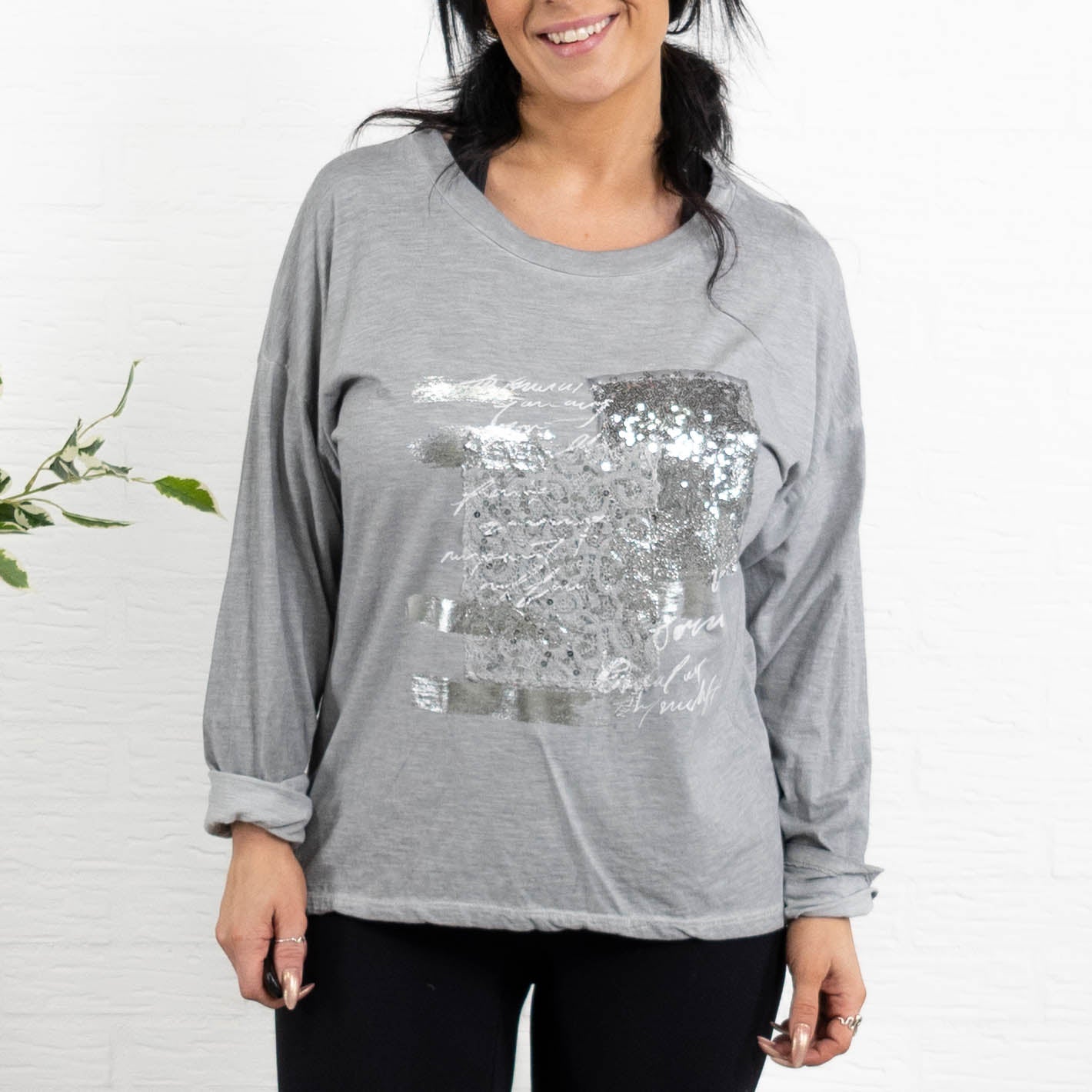 Olivia t-shirt, Lysegrå