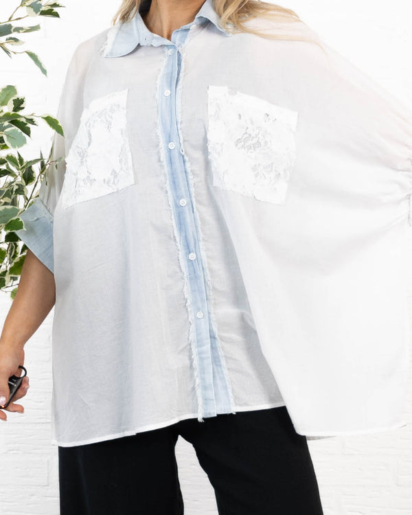 Sia skjorte, Hvid